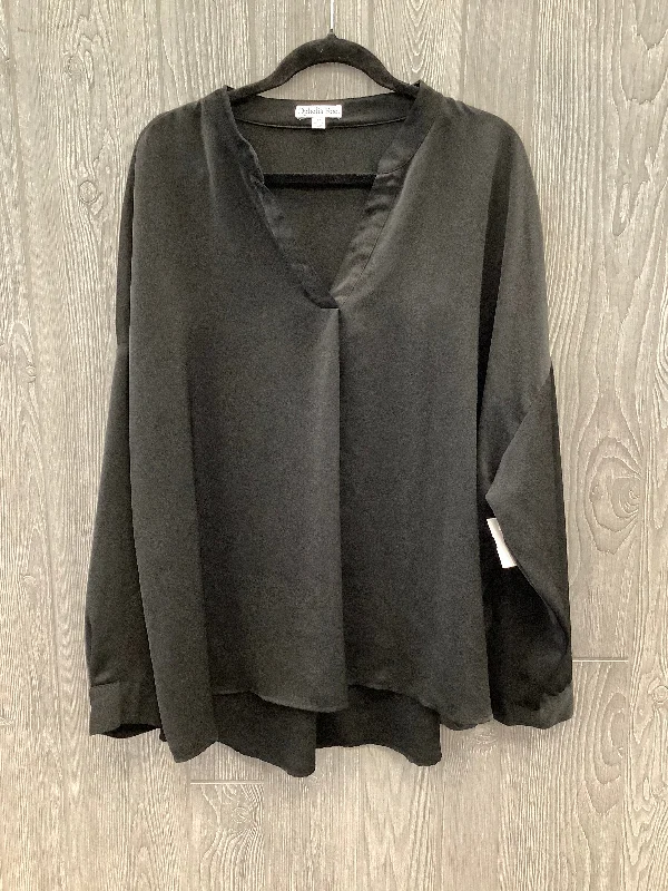 Street Casual Top Long Sleeve By Ophelia Roe In Black, Size: 3x