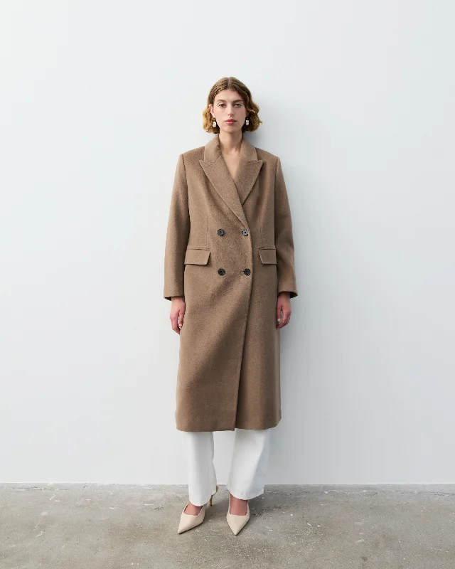 Activewear Gear THE NEW YORK COAT- TAUPE