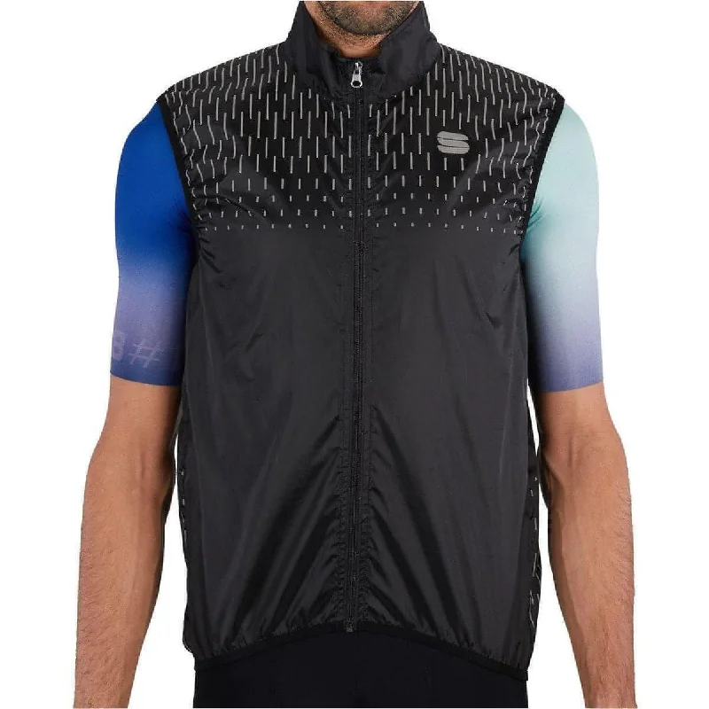 Luxury Suits Sportful Reflex Mens Cycling Gilet - Black