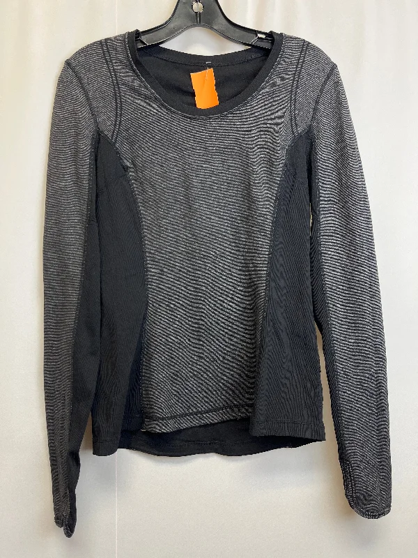 Minimalist Fashion Athletic Top Long Sleeve Collar By Lululemon  Size: 10