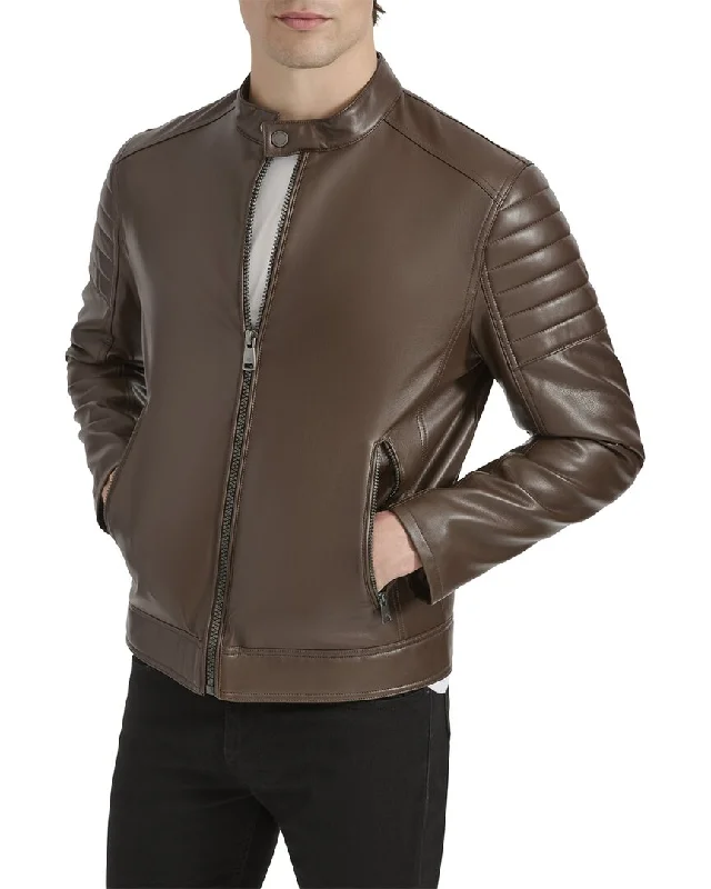 Business Casual Kenneth Cole Moto Jacket