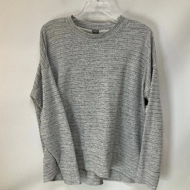 Street-inspired Top Long Sleeve By Aerie In Grey, Size: S