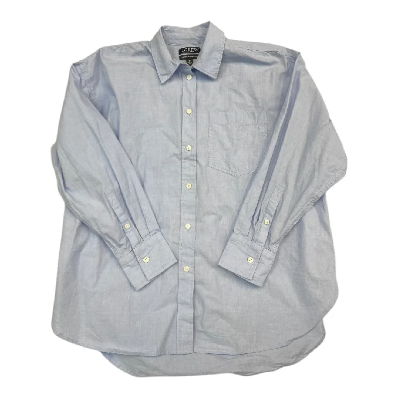 Casual Shirts Top Long Sleeve By J. Crew In Blue, Size: Sp