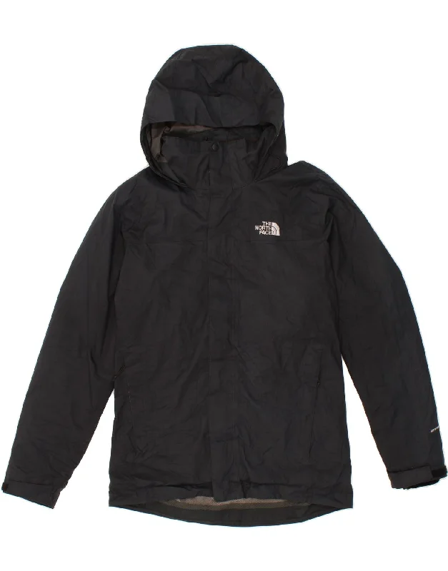 Summer Jackets THE NORTH FACE Mens Hooded Windbreaker Jacket UK 40 Large Black