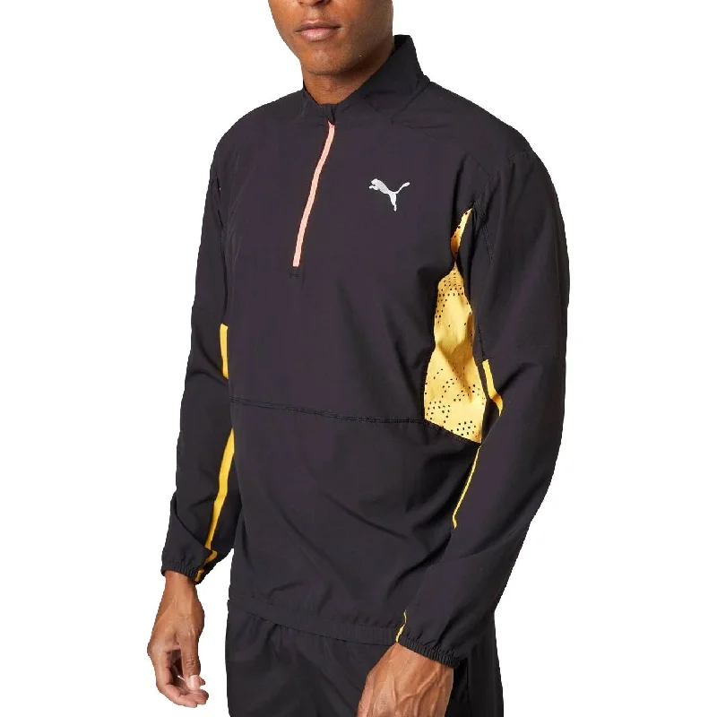 Printed Shirts Puma Ultraweave Woven Mens Running Jacket - Black