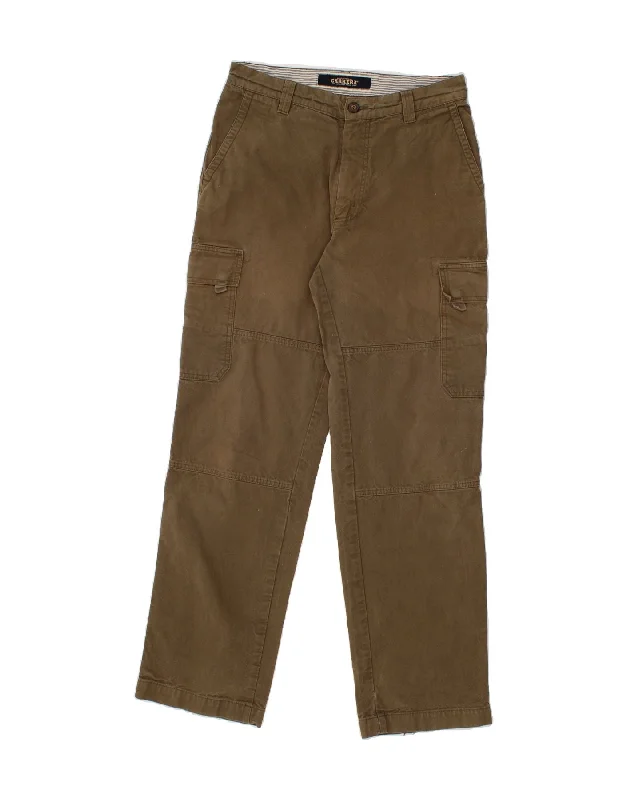 Tailored Trousers CARRERA Mens Straight Cargo Trousers W32 L33 Brown