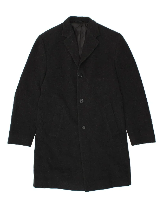 Denim Shirts J. PHILIPP Mens Overcoat IT 50 Large Black Wool