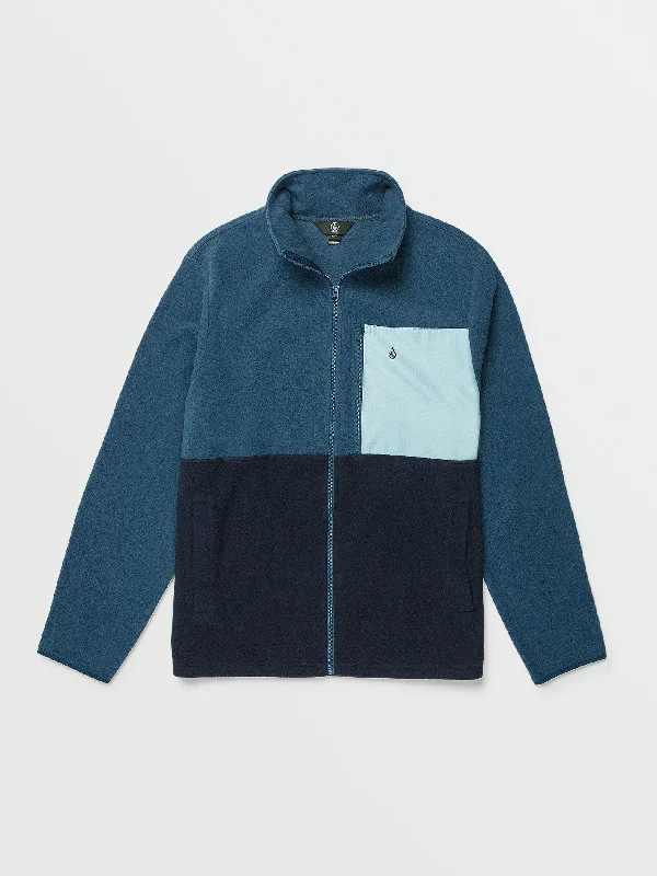 Denim Shirts Oakhurst Zip Fleece Sweatshirt - Smokey Blue