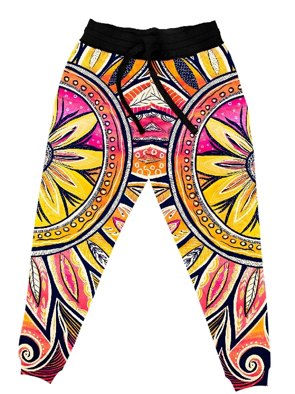 High-end Sneakers Sun/Moon-Ray Mandala Unisex Joggers