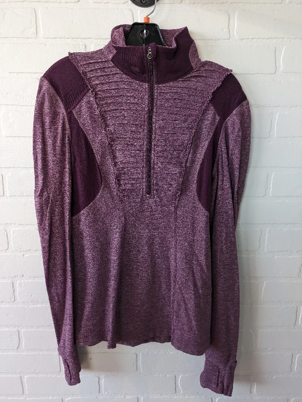 Jogging Suits Athletic Top Long Sleeve Crewneck By Lululemon  Size: M