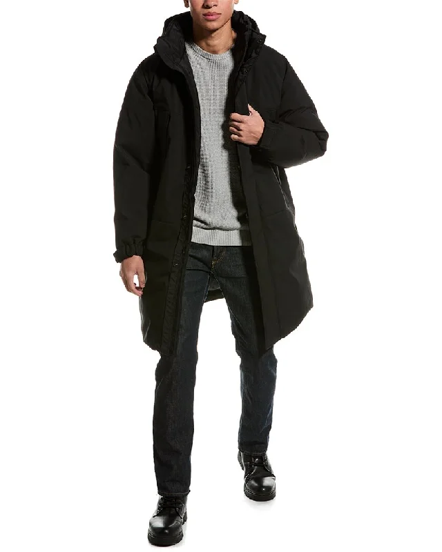 Winter Scarves Theory Bond Wool-Blend Down Parka