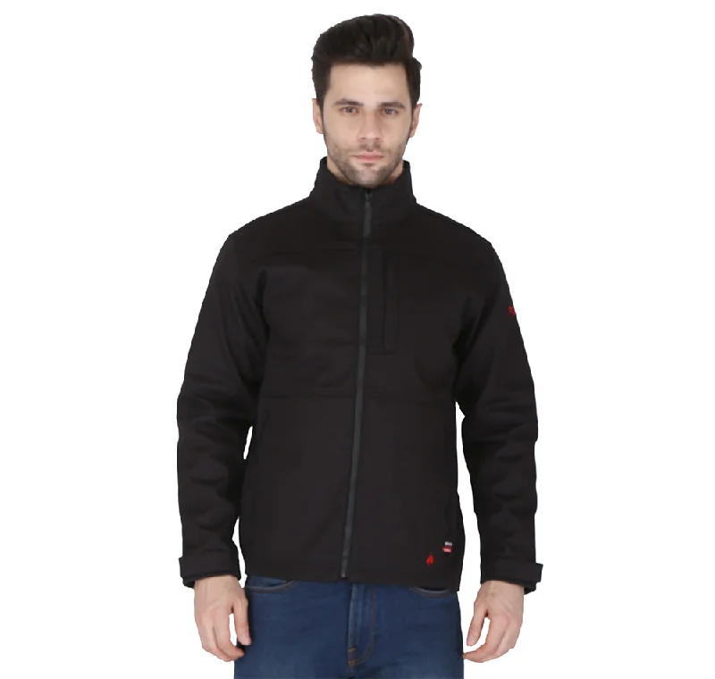 Work Clothes Forge Fr Men's Black Ripstop Jacket