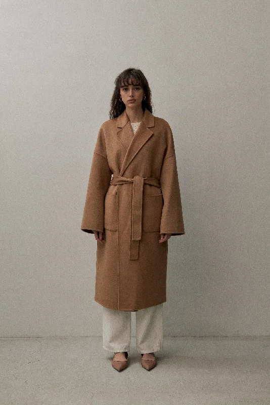 Street Style THE BOYFRIEND COAT - CAMEL