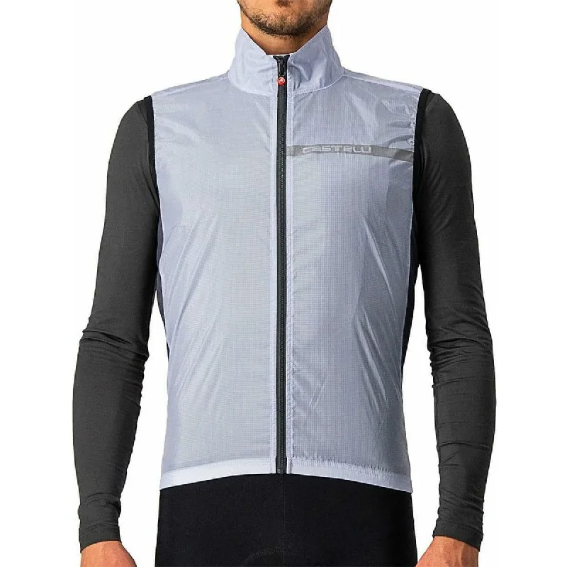 Relaxed Trousers Castelli Squadra Stretch Mens Cycling Gilet - Silver