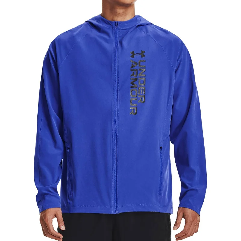 Casual Blazers Under Armour OutRun The Storm Mens Running Jacket - Blue