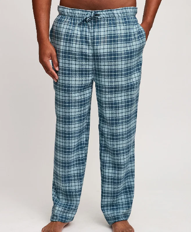 Trendy Sweaters Men’s Cabin Plaid Flannel Lounge Pant