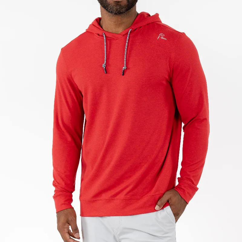 Hesi Performance Hoodie | Heather - Cardinal Red/Classic Red