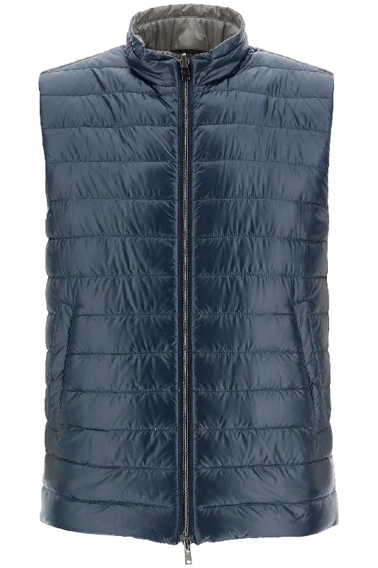 Designer Belts Herno Men's Reversible  Polyamide Gilet