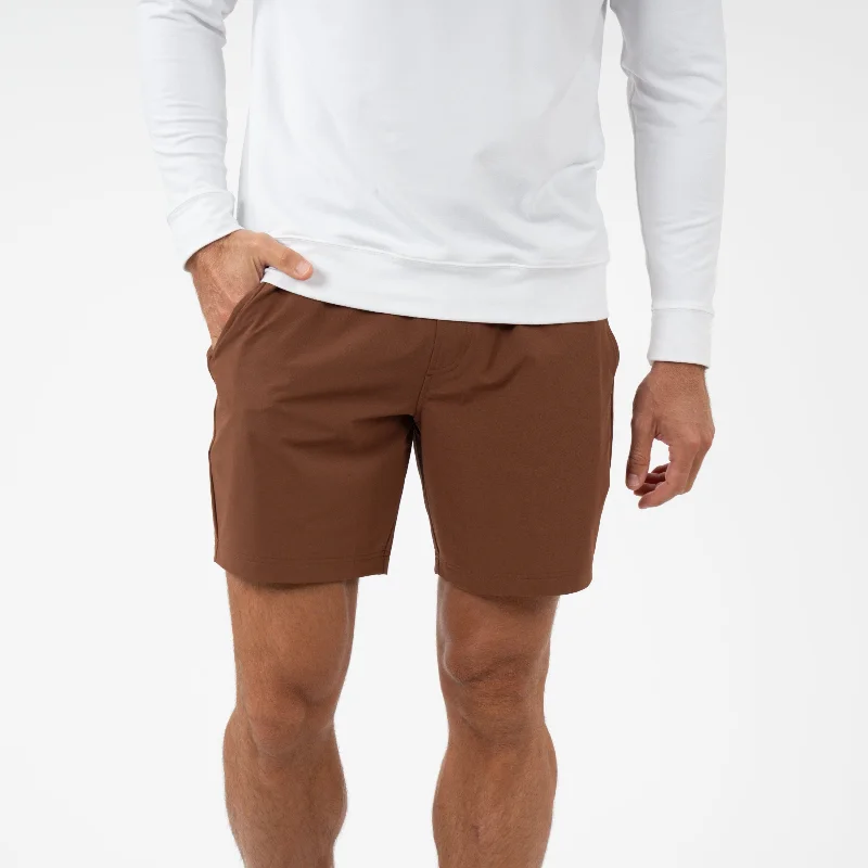 Fashion Vests Everyday Short | Solid - Saddle Brown