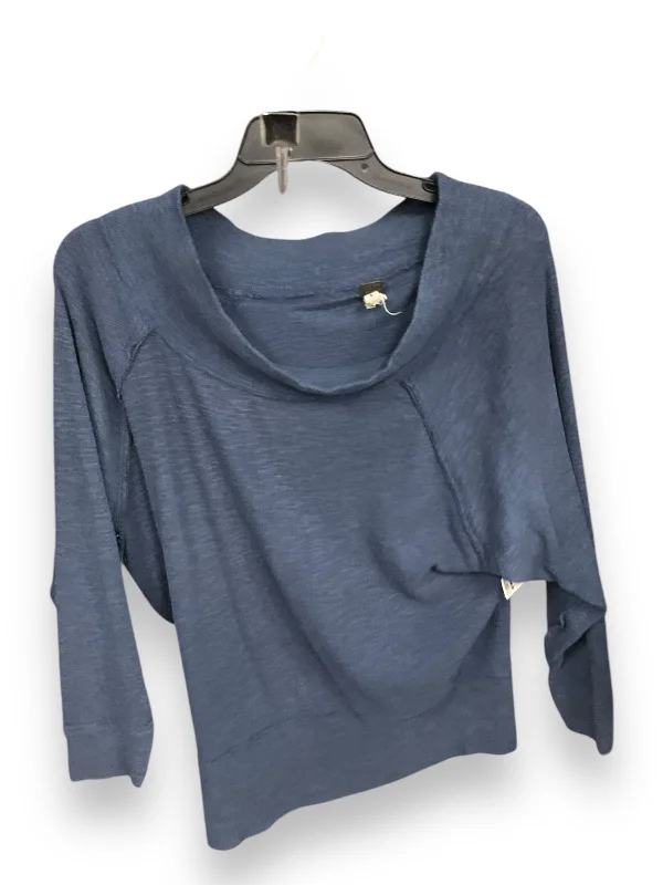 Casual Coats Top 3/4 Sleeve By We The Free In Blue, Size: Xs