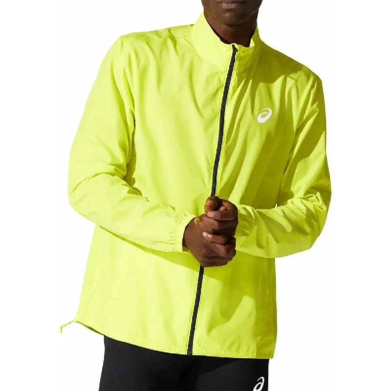 Funky Socks Asics Core Mens Running Jacket - Yellow