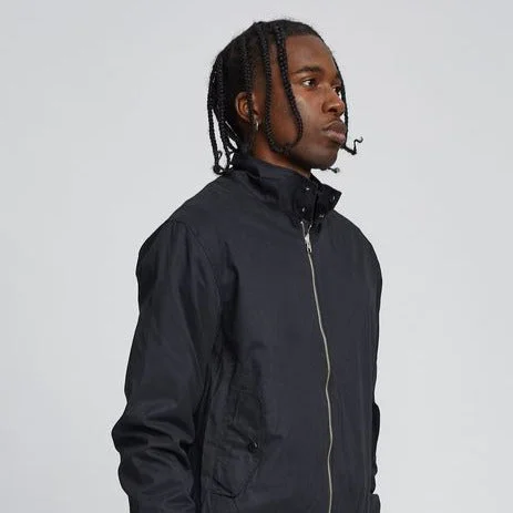 Summer Jackets HARRINGTON REVERSIBLE JACKET BLACK