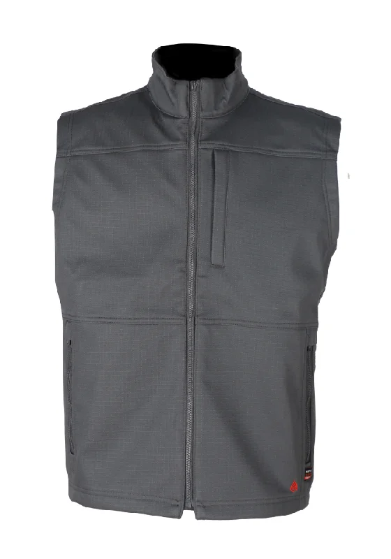 Designer Pants Forge Fr Men's Grey Ripstop Vest