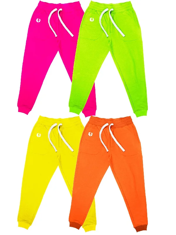 Vintage Fashion Neon Unisex Joggers