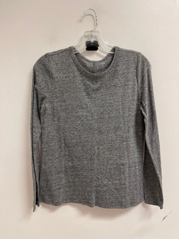 Slim Fit Suits Top Long Sleeve By Ana In Grey, Size: S