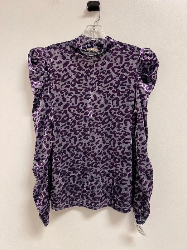 Cargo Pants Top Long Sleeve By Jodifl In Purple, Size: S