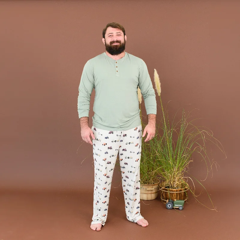 Warm Cardigans Men's Lounge Pants in Tractor