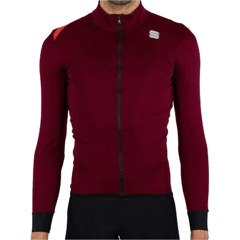 Work Clothes Sportful Fiandre Light NoRain Mens Cycling Jacket - Red