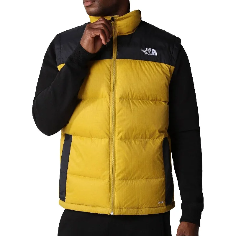 Preppy Pants The North Face Diablo Mens Down Gilet - Yellow