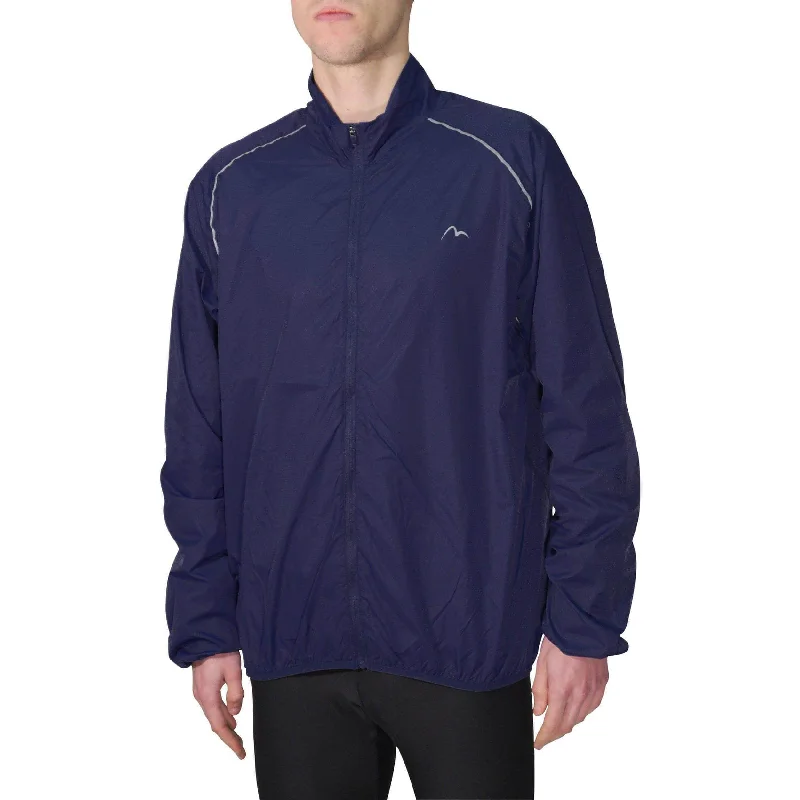 Winter Coats More Mile Wind Mens Running Jacket - Blue