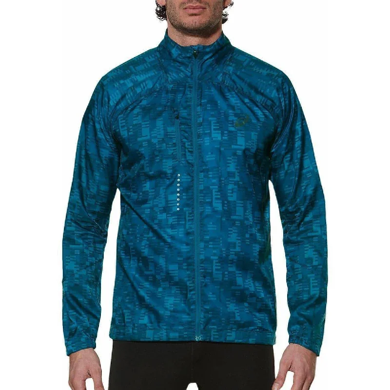 Slim Fit Suits Asics Lightweight Mens Running Jacket - Blue