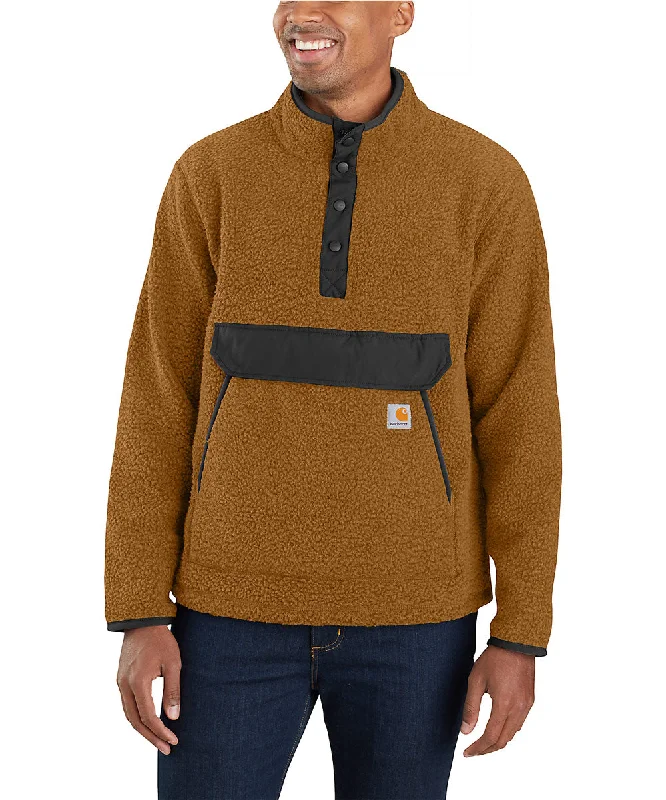 Knit Sweaters Carhartt Men's Fleece Pullover Jacket - Carhartt Brown