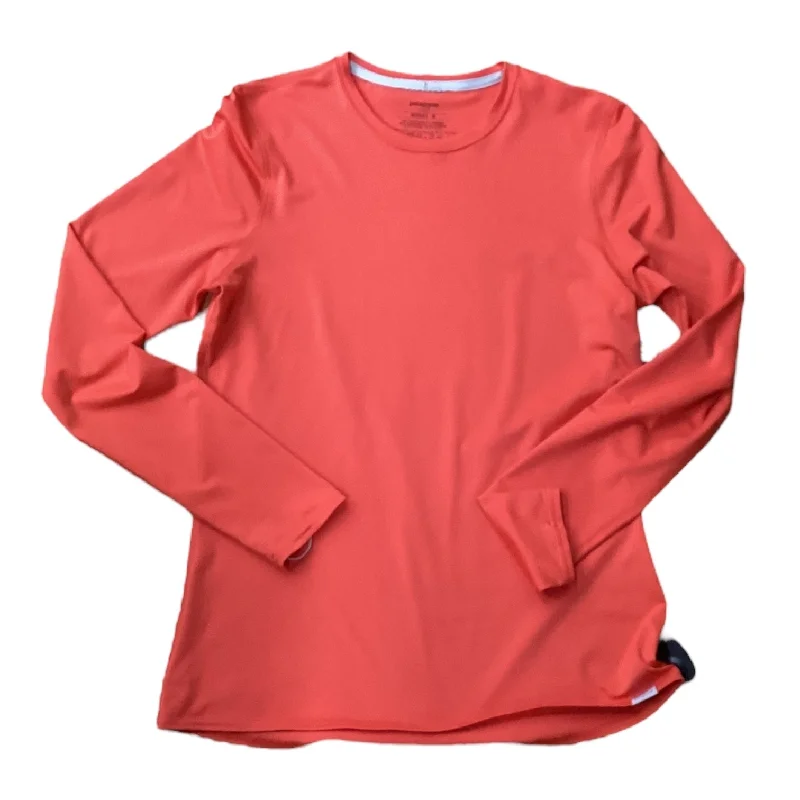 Chinos Style Top Long Sleeve Designer By Patagonia In Orange, Size: M