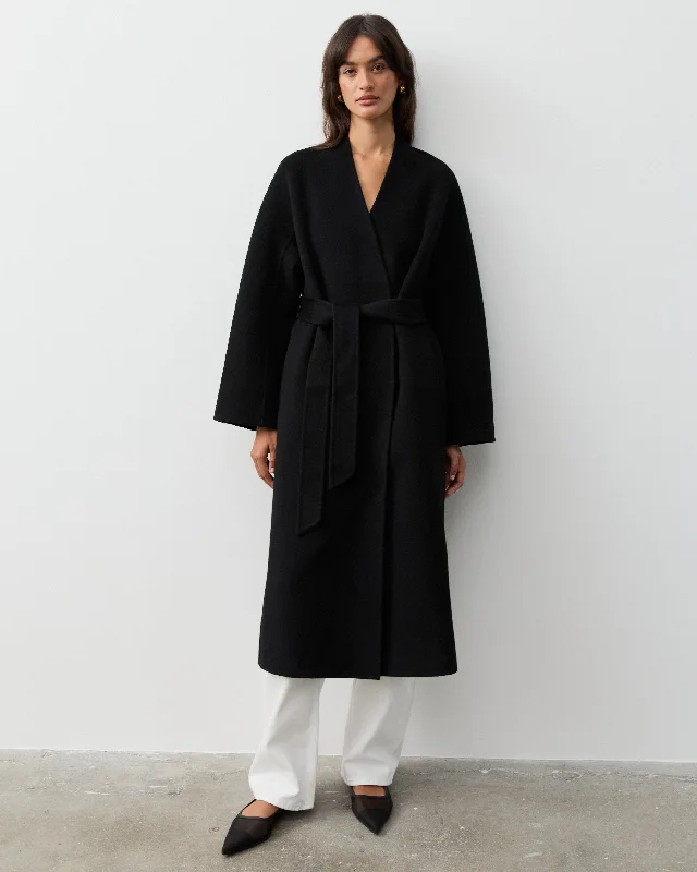 Business Attire THE MODERN COAT - BLACK