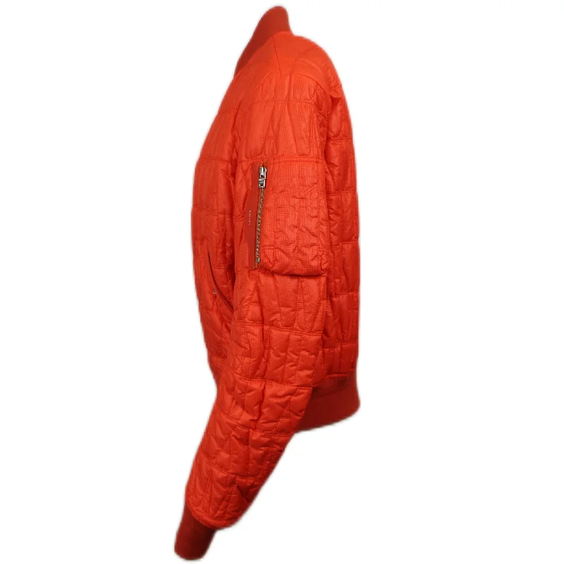 Activewear Gear Orange QUILTED LOGO Jacket Bomber