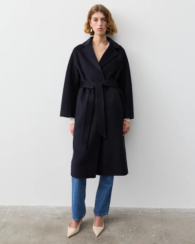 Street Jackets THE CURATED CLASSIC COAT - NAVY