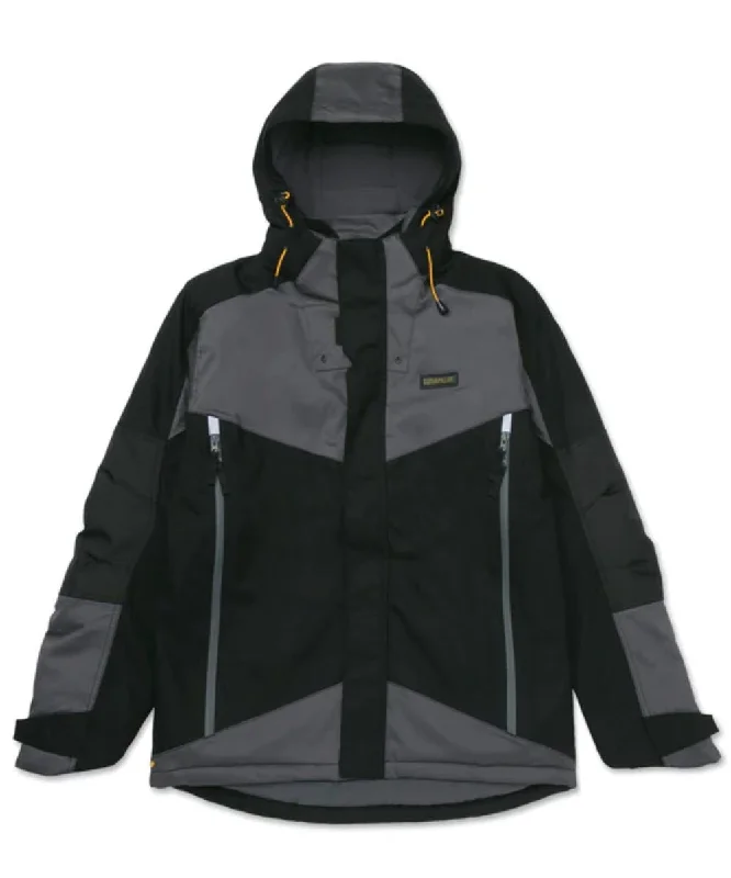 Denim Wear Caterpillar Men's Triton Insulated Jacket - Black with Grey