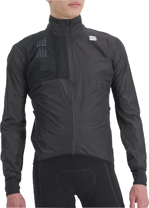 Trendy Jeans Sportful DR Mens Cycling Jacket - Black