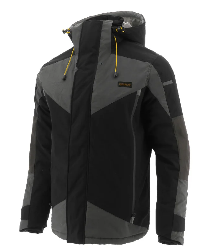 Funky Prints Caterpillar Men's Triton Insulated Jacket - Black