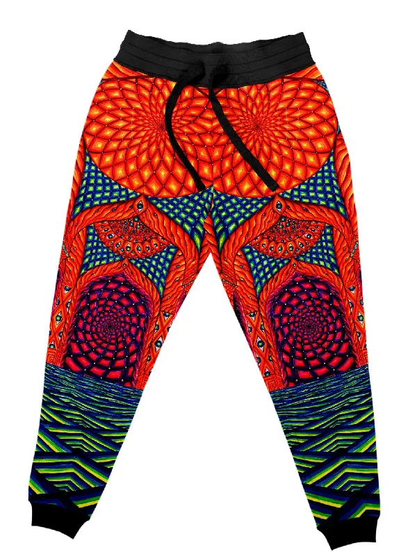 Preppy Style Neon Temple Of Light Joggers