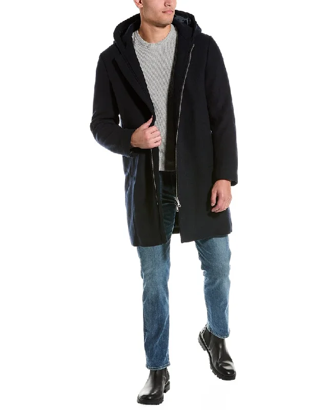 Tailored Trousers Armani Exchange Wool-Blend Trench Coat