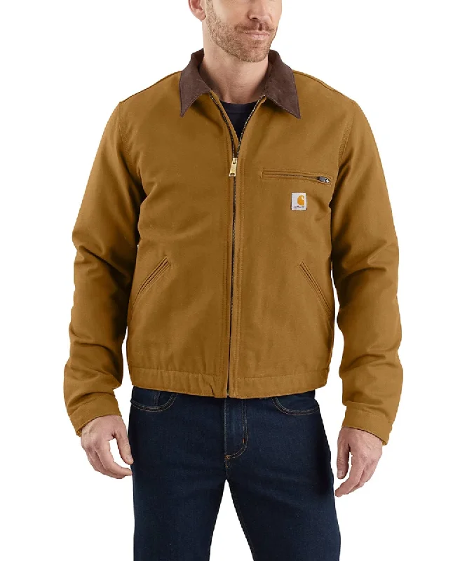 Office Attire Carhartt Duck Detroit Jacket - Carhartt Brown