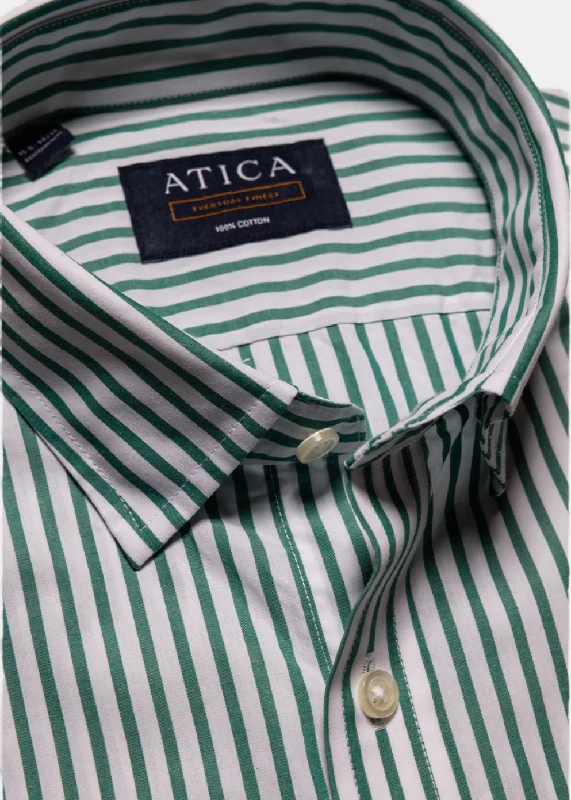 Classic Blazers Everyday Green Bengal Stripe Shirt