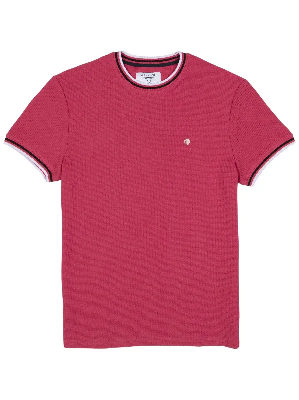 Smart Casual Mish Mash 'Stockholm' Pink T-Shirt