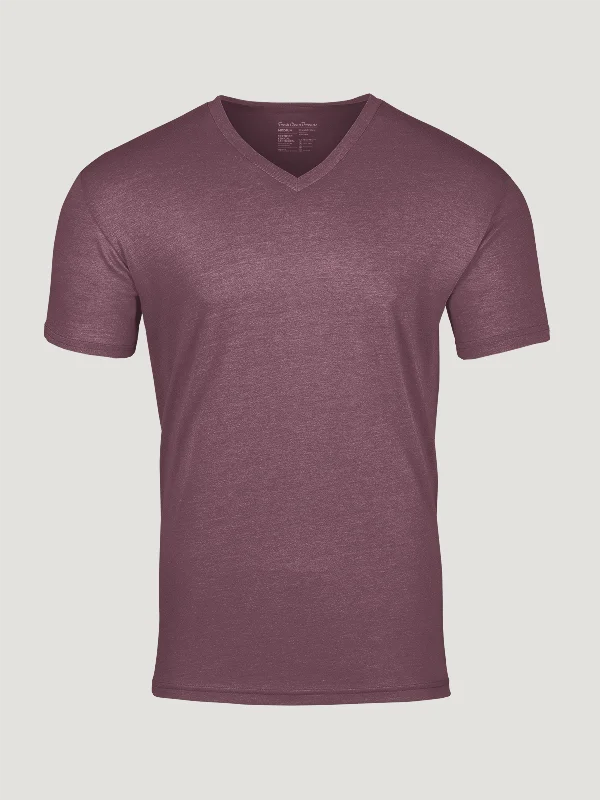 Graphic Tees Burgundy V-Neck FINAL SALE