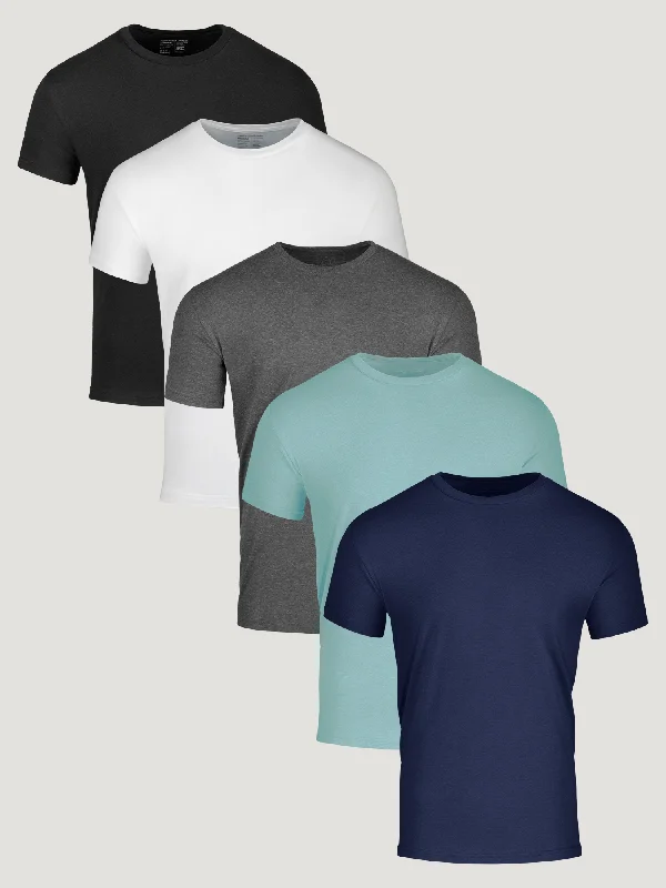 Modern Menswear Spring Foundation Crew 5-Pack